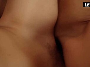 Passionate lesbian encounter at the hotel