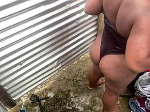 Amateur camera on the beach cabin is caught by someone