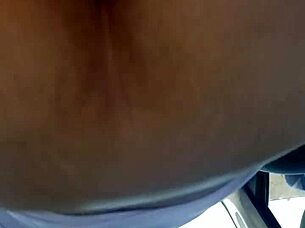 A fat girl is riding on the hard dick of a muscular man