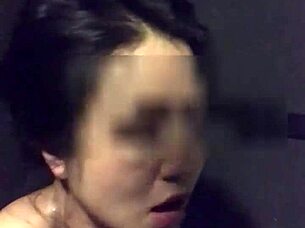 My sexy Asian wife enjoys private shower pleasure