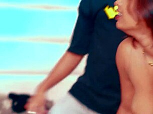 The plumber boy made a hole in bhabhi's milk white dress