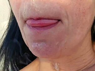 Smoking a cigarette after getting cum in my mouth