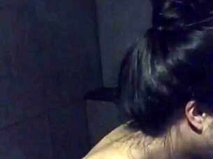 My sexy Asian wife enjoys private shower pleasure