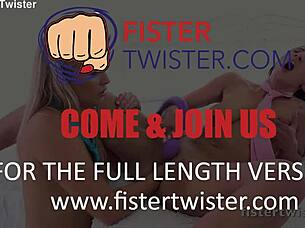 Fistertwister - Laura and Cayla explore intense lesbian fisting action