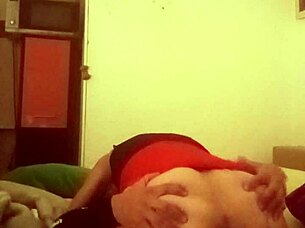 My Stepmom Arrives Drunk from the Party in a Short Red Dress and I Fuck Her Hard