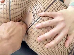 Fat Latina MILF with huge natural tits enjoys getting her ass fucked