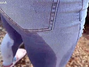I got my jeans wet twice and couldn’t stop, just like in those videos