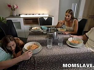 These stepmoms work hard, taking care of their boy