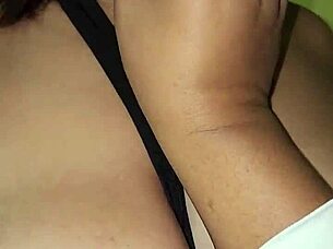 I met mature prostitute, she squeezed my breasts