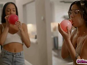 Electra and Lulu share passion, kissing leading to more
