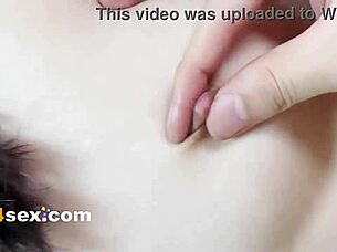 Horny school-girl Hinano Tachibana's dirty sheet action