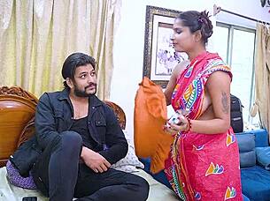 Kamwali bhabhi gets intimate with two individuals