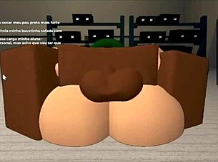 Personal workout session with Brazilian BBC in Roblox
