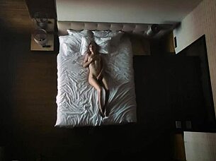 The best view - she loves looking at herself in bed