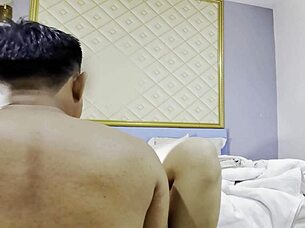 My brother helped me with a massage, using baby oil