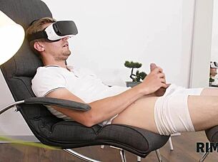 Young beauty in VR gets her pussy torn