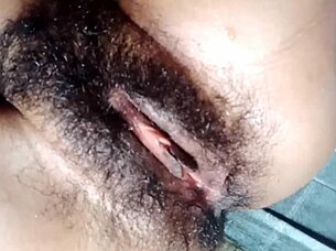 Desi Indian girl showing her boobs and pussy in the house