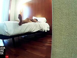 The girl's ass was beaten by her boyfriend's cock, and it was great