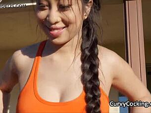 Tit Fucking Mind Blowing Busty Asian Fitness Guru 💥