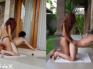 a day in paradise with facesitting orgasm for breakfast
