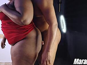 she says, 'big booty milf bouncing on big black cock.'