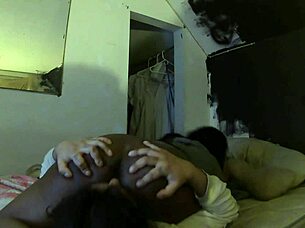 Sexydagger Dominates Petite Ebony Slipperycherry in Hot Play