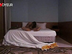 Man, you gotta see this horny chick banging after the party in a hotel!