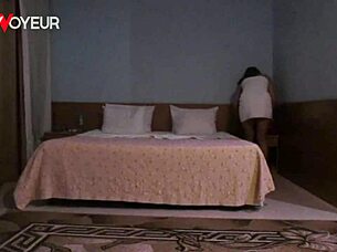 Man, you gotta see this horny chick banging after the party in a hotel!
