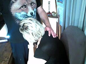 Hey, wanna watch our wild balcony pranks with blowjobs and pussy flashing?
