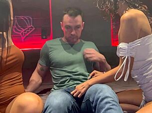 Bold Latina Lesbian Neighbors Demand White Guy Breed Them Bareback For Creampie Baby