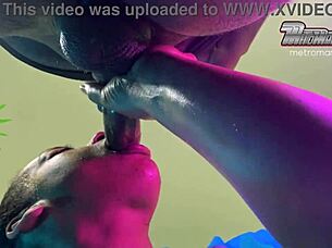 bbc throat fucks dominican bbw from the bronx in a wet amateur casting session with choking and spitting