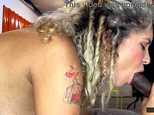 barbara sol from brasilia went wild sucking that black cock in the bedroom