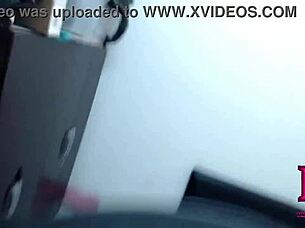 licking my stepfather's cock until he cums on my tits while mom is away