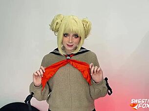 himiko toga and her hairy pussy celebrate 18th with first sex and creampie
