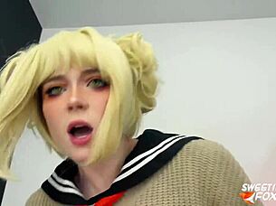 himiko toga and her hairy pussy celebrate 18th with first sex and creampie