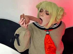 himiko toga and her hairy pussy celebrate 18th with first sex and creampie