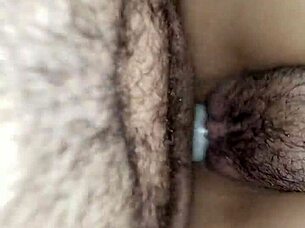 homemade horny hairy latina gets bent over for rough anal fucking
