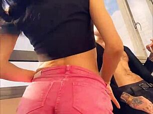 Sasha rose dances a sexy striptease for college casting. So hot! 🔥