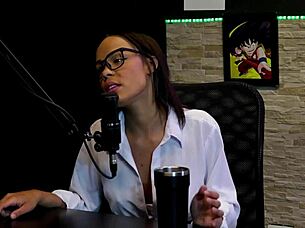 in a steamy scene, morena gostosa strips to show her beautiful tits and tight pussy after chatting about club visits, refusing to be fooled, as alice vasconcelos watches on sheer red in this romantic compilation.