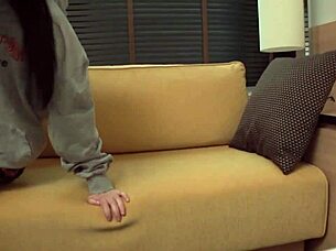 138cm Gymnast Student Gets Secret Lesson After Practice With Intense Bedroom Action!
