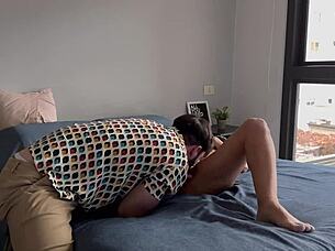 Intense Redhead Latina Gets Deep Anal Action and Cumshot