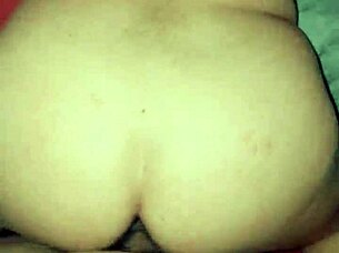 chubby latina bends over for small cock doggystyle pounding in amateur clip