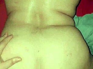 chubby latina bends over for small cock doggystyle pounding in amateur clip