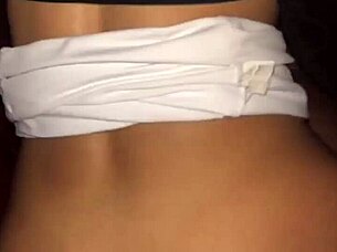 A first taste of the gloryhole for sexy teen