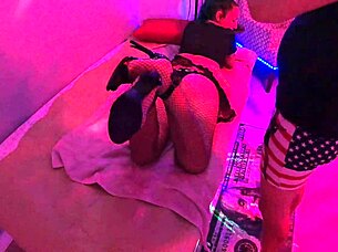 American couple, average size, enjoy fetish play