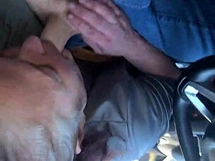 Miss Samantha swallowing a new friend's dick with POV video