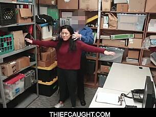 Teen caught shoplifting