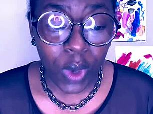 Black Amateur MILF contemplates forgiveness as an art form