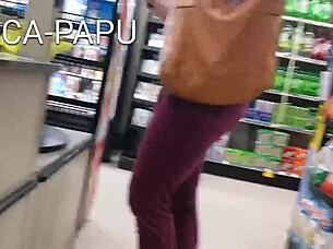 Hidden fuck doll has her ass pounded... in store
