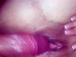 His cum hard by thick milk of wife